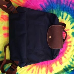 Longchamp Navy Backpack